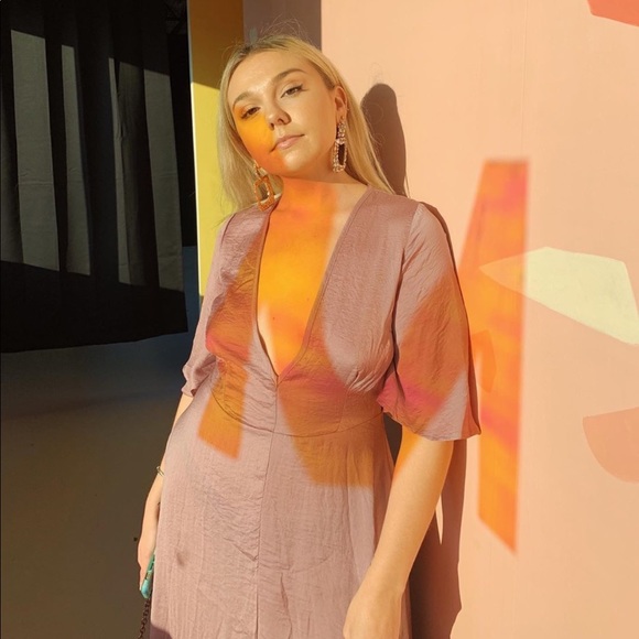 Nasty Gal Dresses & Skirts - nastygal deep plunge dress